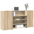 Empfangstheke Sonoma-Eiche 200x50x103,5 cm Holzwerkstoff
