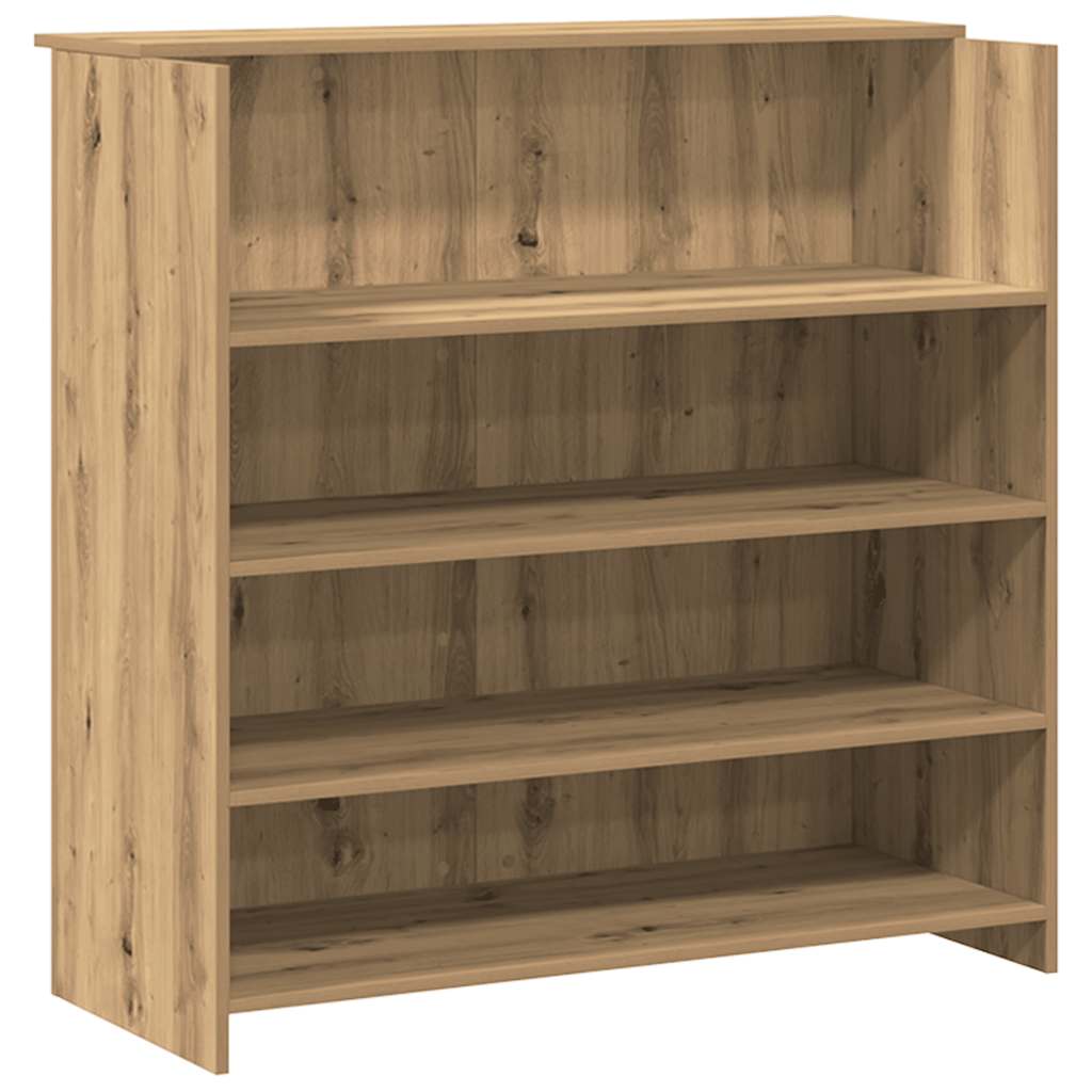 Empfangstheke Artisan-Eiche 200x50x103,5 cm Holzwerkstoff