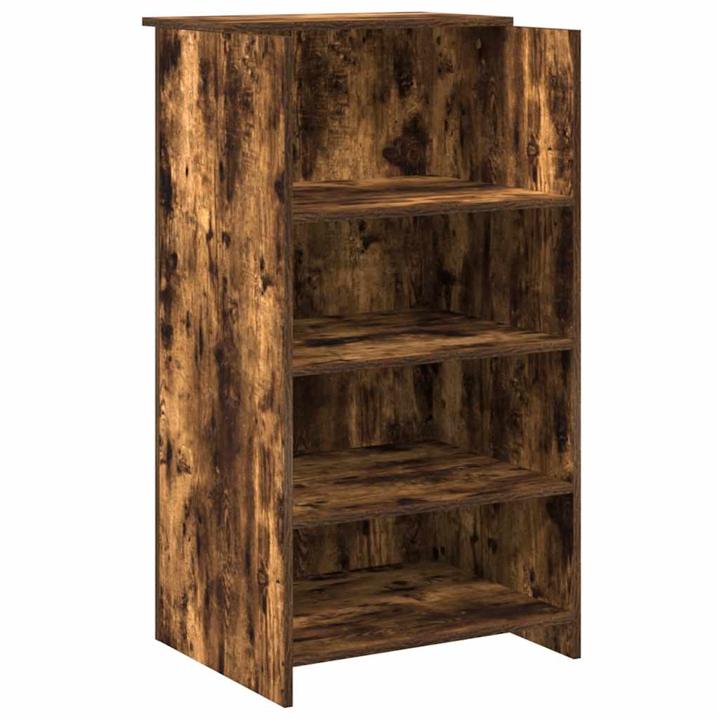 Empfangstheke Räuchereiche 155x50x103,5 cm Holzwerkstoff