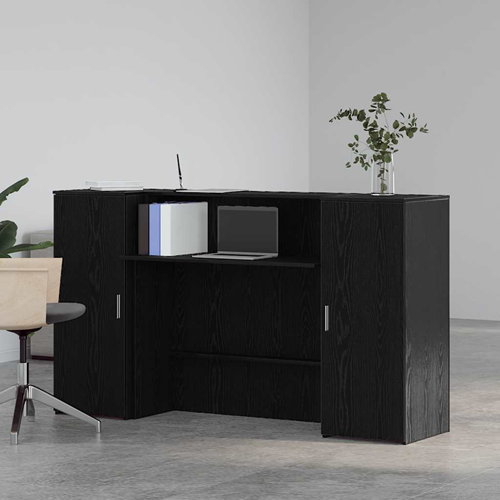 Empfangstresen Schwarze Eiche 180 x 50 x 103,5 cm Holzwerkstoff