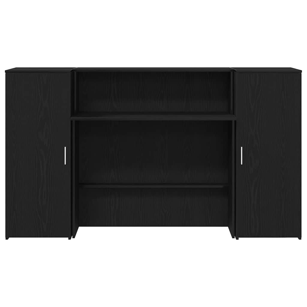 Empfangstresen Schwarze Eiche 180 x 50 x 103,5 cm Holzwerkstoff