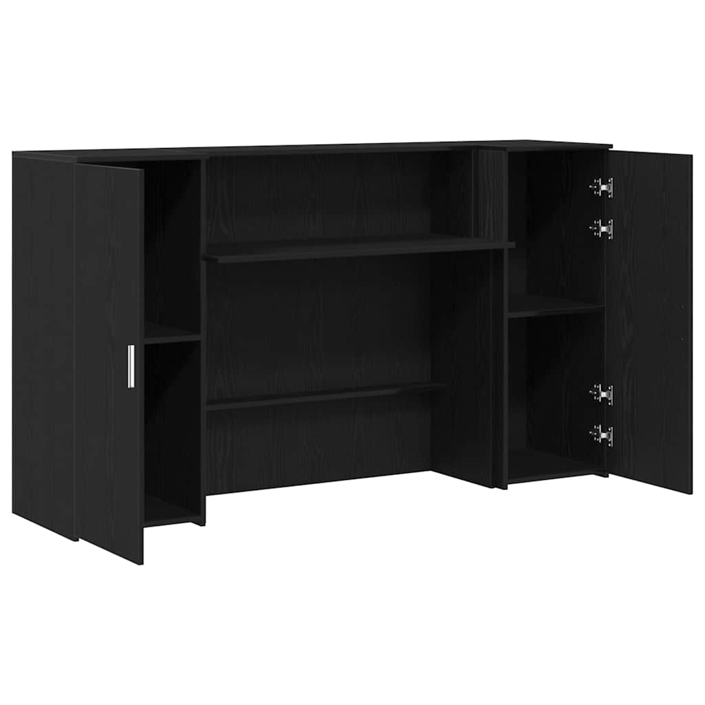 Empfangstresen Schwarze Eiche 180 x 50 x 103,5 cm Holzwerkstoff