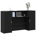 Empfangstresen Schwarze Eiche 180 x 50 x 103,5 cm Holzwerkstoff