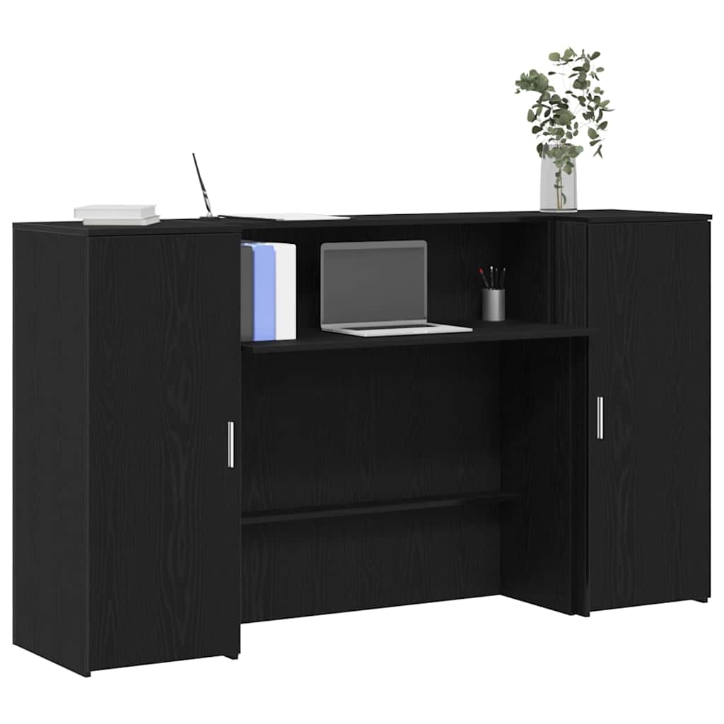 Empfangstresen Schwarze Eiche 180 x 50 x 103,5 cm Holzwerkstoff