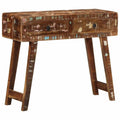 Konsolentisch 90x32x75 cm Altholz Massivholz
