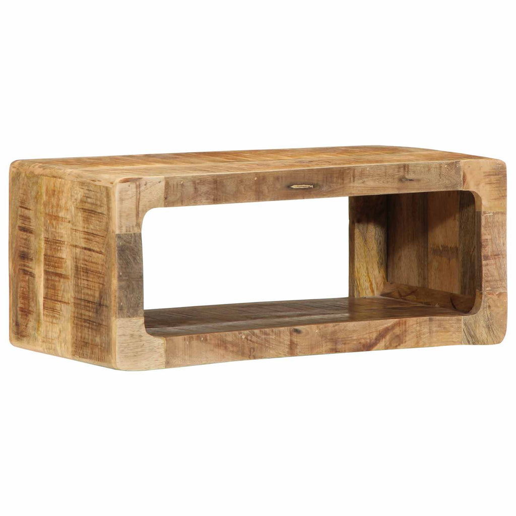 TV-Wandschrank 60x30x25 cm Raues Massives Mangoholz