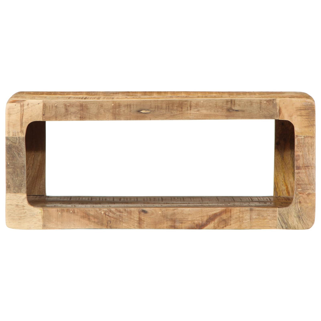 TV-Wandschrank 60x30x25 cm Raues Massives Mangoholz