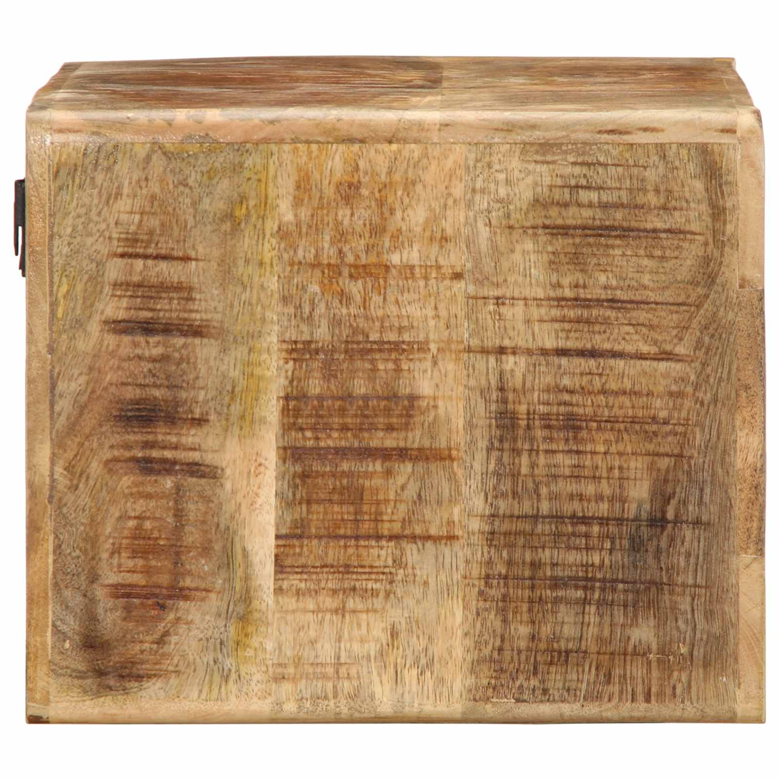 TV-Wandschrank 60x30x25 cm Raues Massives Mangoholz