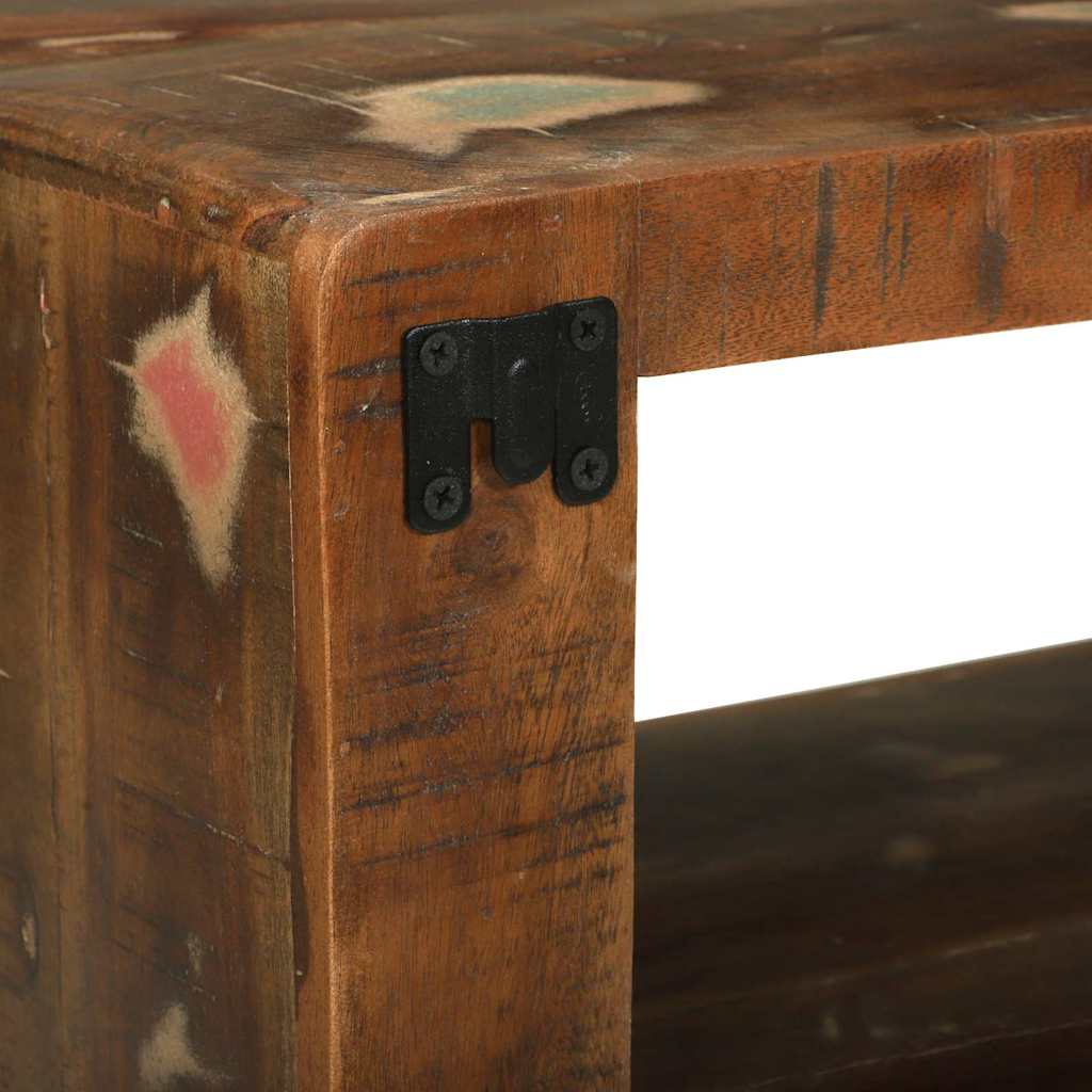 TV-Schränk Mehrfarbig 60 x 30 x 25 cm Massivholz Altholz