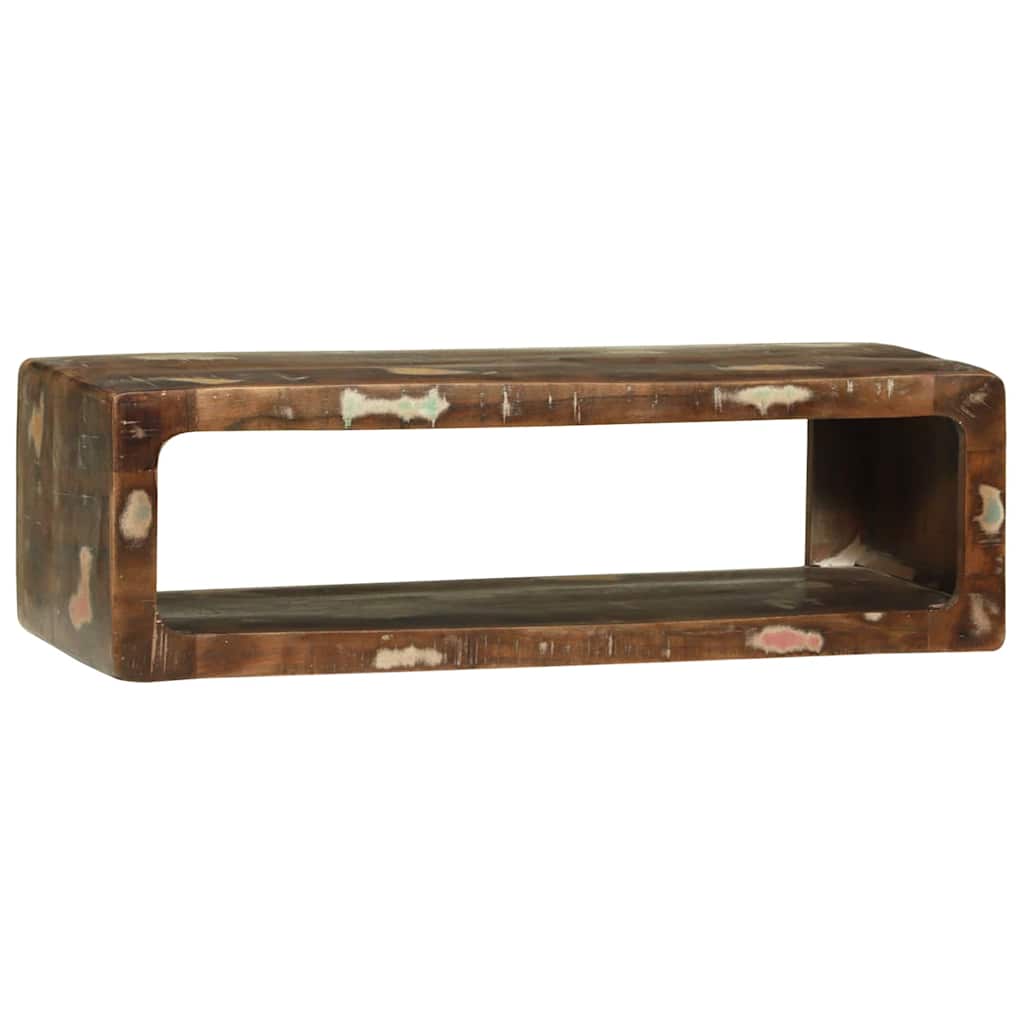 TV-Schränk Mehrfarbig 80 x 30 x 25 cm Massivholz Altholz