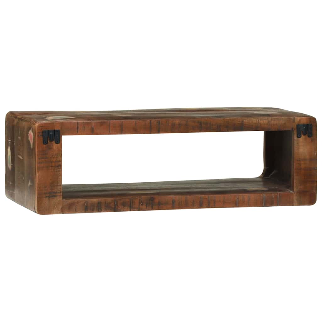 TV-Schränk Mehrfarbig 80 x 30 x 25 cm Massivholz Altholz