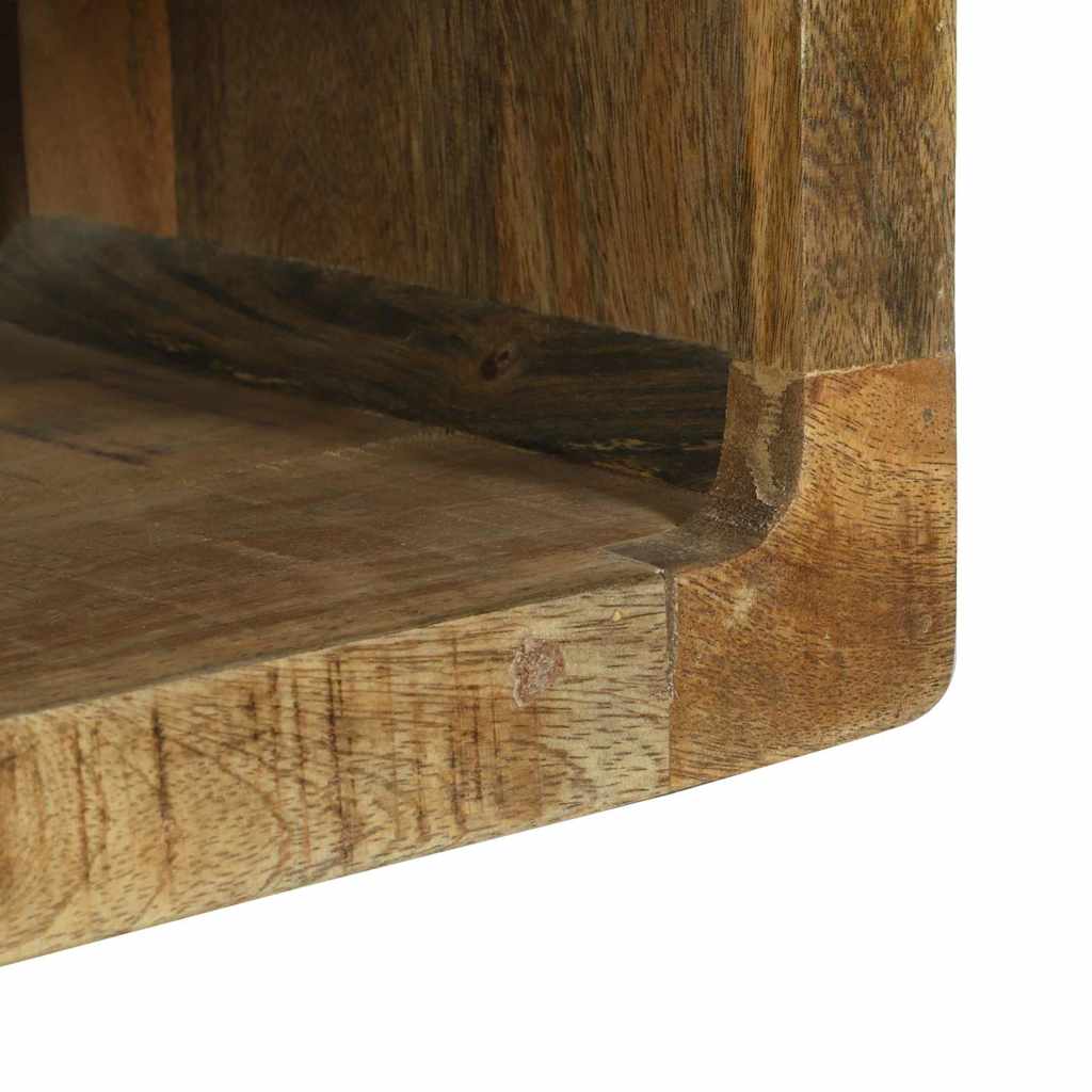 TV-Schrankset mit Regal 3 pcs Braun Massivholz Mango