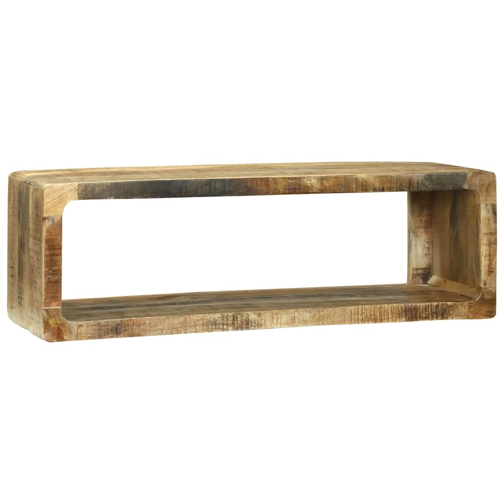 TV-Schrankset mit Regal 3 pcs Braun Massivholz Mango