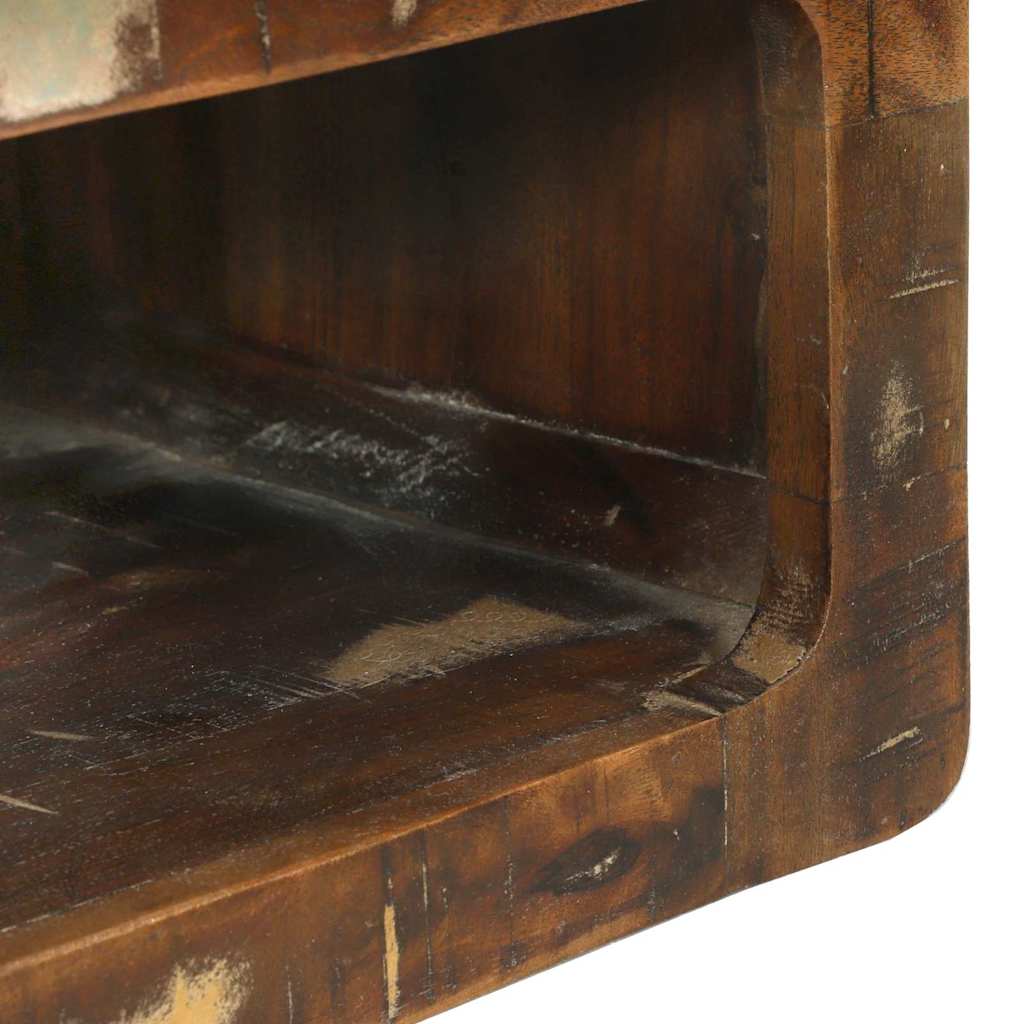 TV-Schrankset mit Regal 3 pcs Mehrfarbig Massivholz Altholz