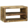 TV-Schränk mit Regal Braun 60 x 32 x 36 cm Massivholz Mango