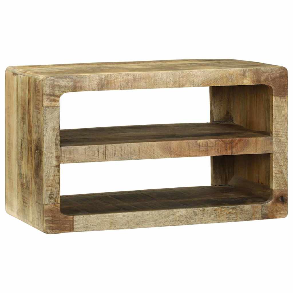 TV-Schränk mit Regal Braun 60 x 32 x 36 cm Massivholz Mango