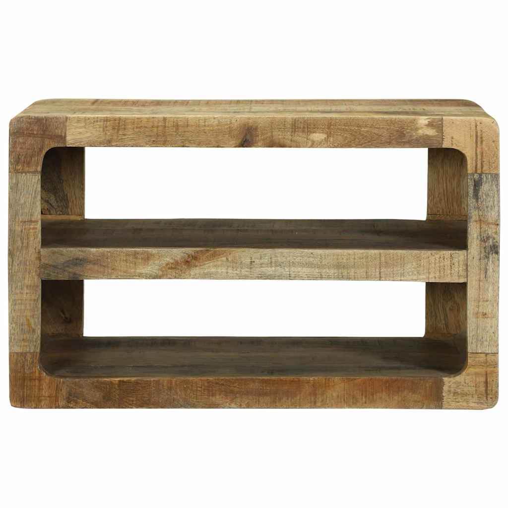 TV-Schränk mit Regal Braun 60 x 32 x 36 cm Massivholz Mango