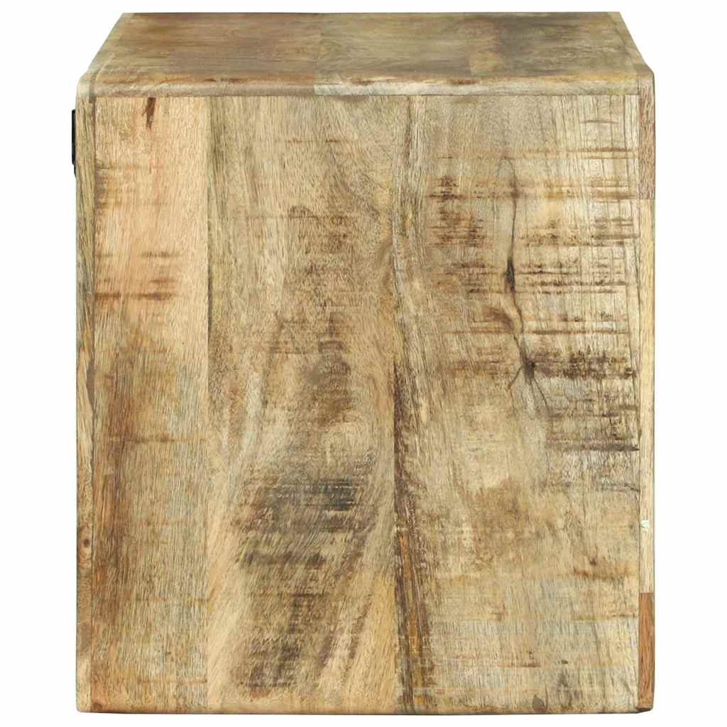 TV-Schränk mit Regal Braun 60 x 32 x 36 cm Massivholz Mango