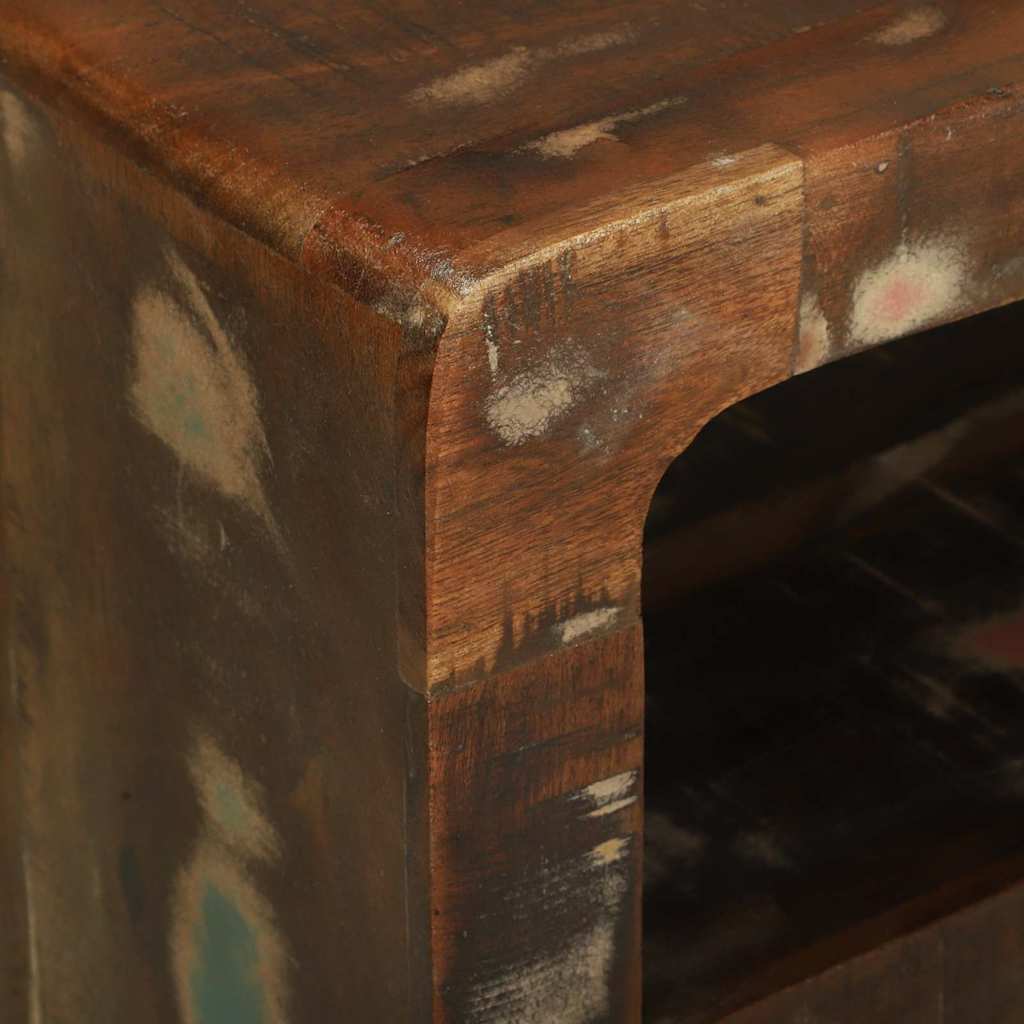 TV-Schränk Mehrfarbig 80 x 32 x 36 cm Massivholz Altholz