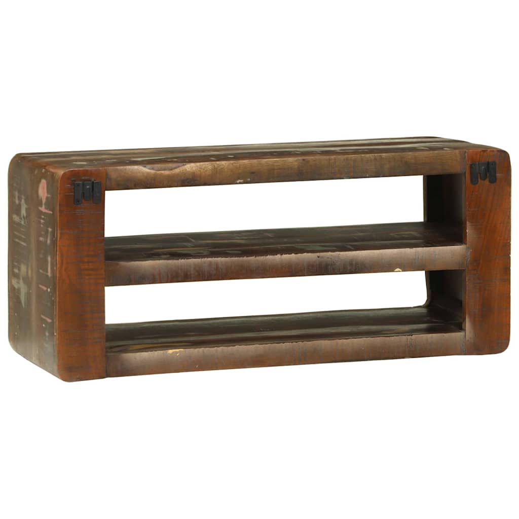 TV-Schränk Mehrfarbig 80 x 32 x 36 cm Massivholz Altholz