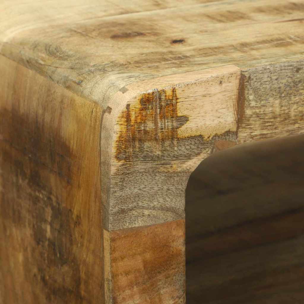 TV-Schränk mit Regal Braun 100 x 32 x 36 cm Massivholz Mango