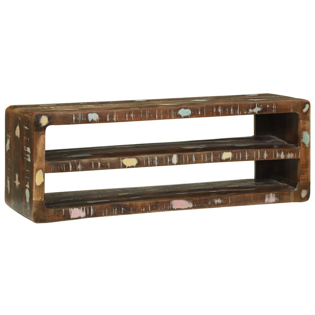 TV-Schränk Mehrfarbig 100 x 32 x 36 cm Massivholz Altholz