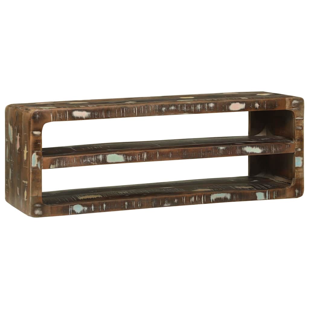 TV-Schränk Mehrfarbig 100 x 32 x 36 cm Massivholz Altholz