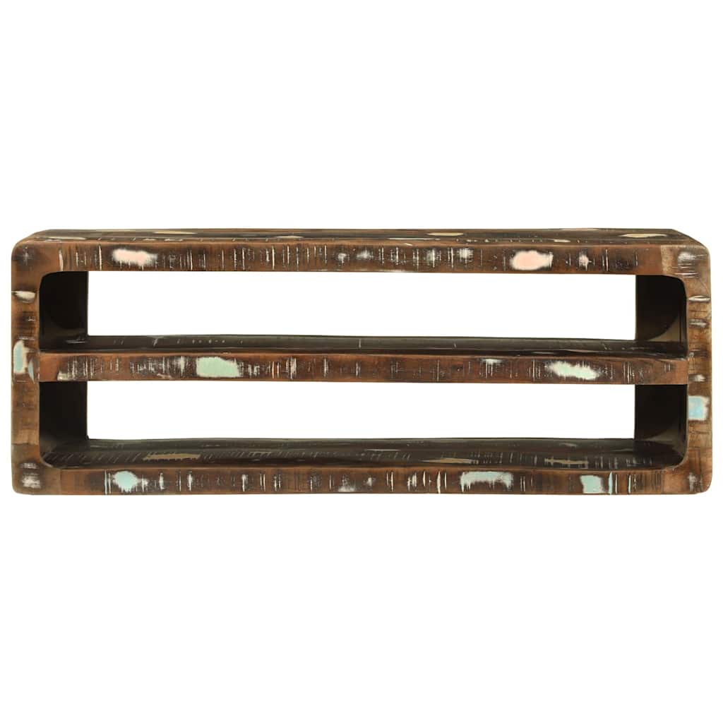 TV-Schränk Mehrfarbig 100 x 32 x 36 cm Massivholz Altholz