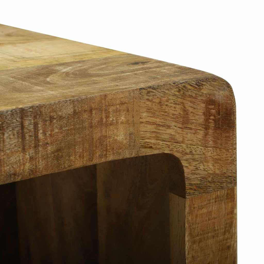 TV-Schränk mit Regal Braun 36 x 30 x 54 cm Massivholz Mango