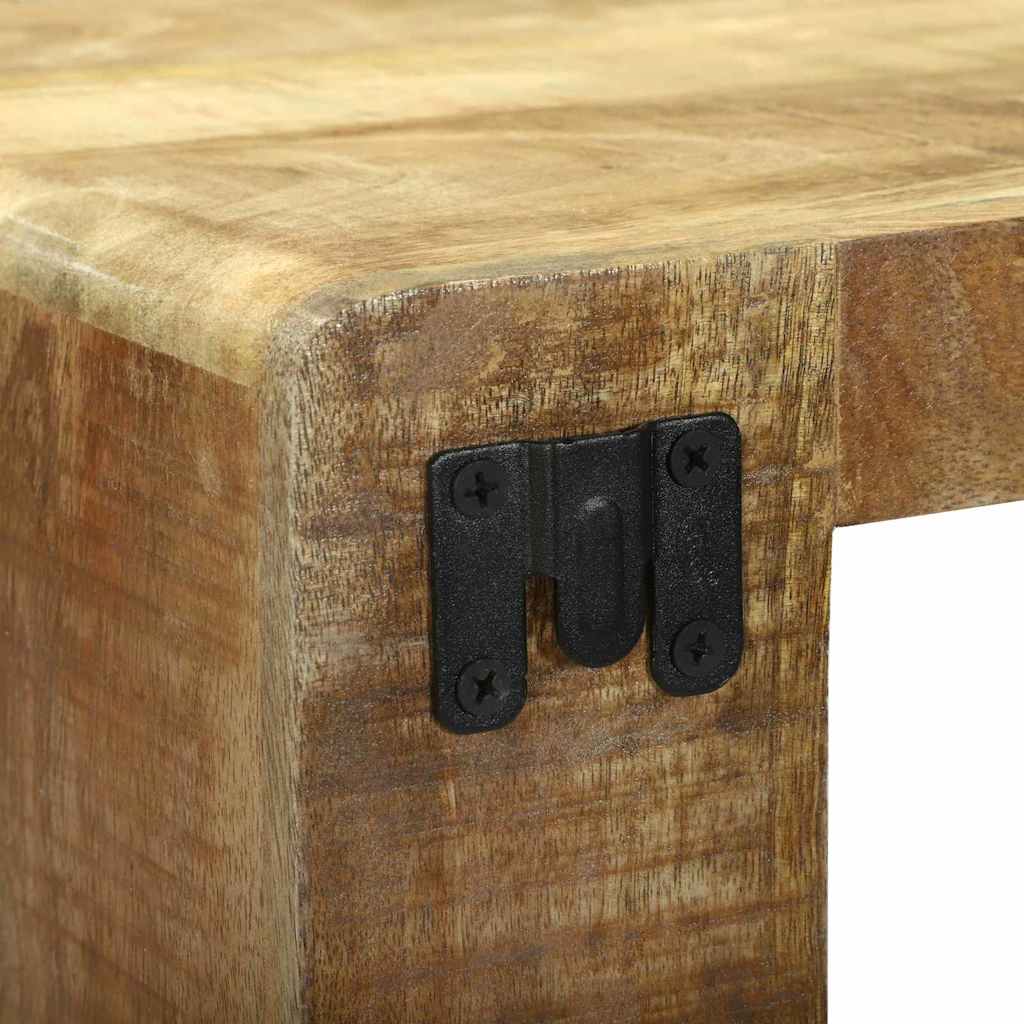 TV-Schränk mit Regal Braun 36 x 30 x 54 cm Massivholz Mango