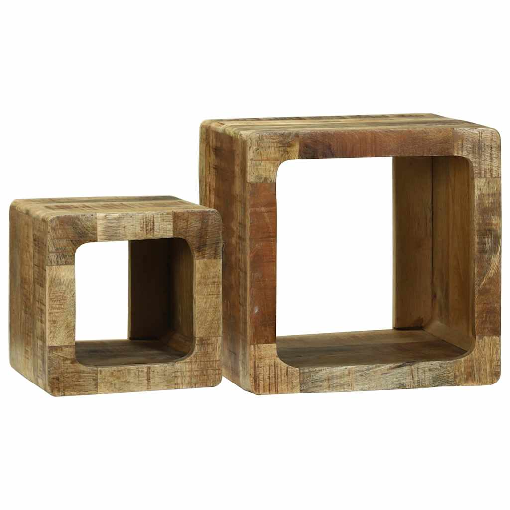TV-Einheiten 2 pcs Braun 36 x 30 x 36 cm Massivholz Mango