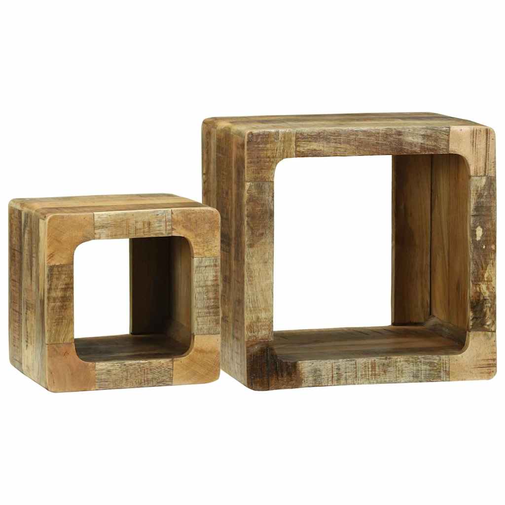 TV-Einheiten 2 pcs Braun 36 x 30 x 36 cm Massivholz Mango