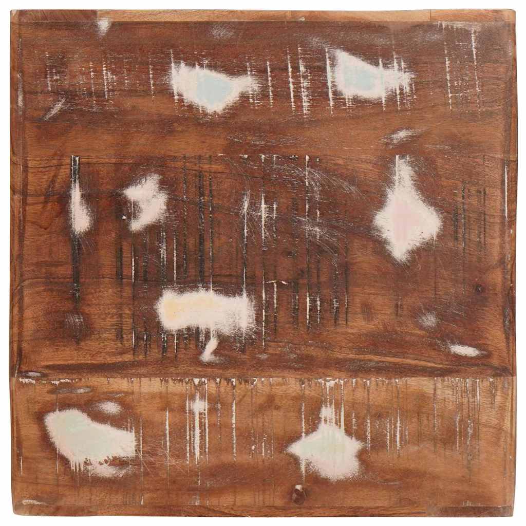 Beistelltisch Braun 40 x 40 x 49 cm Massives upgecyceltes Holz