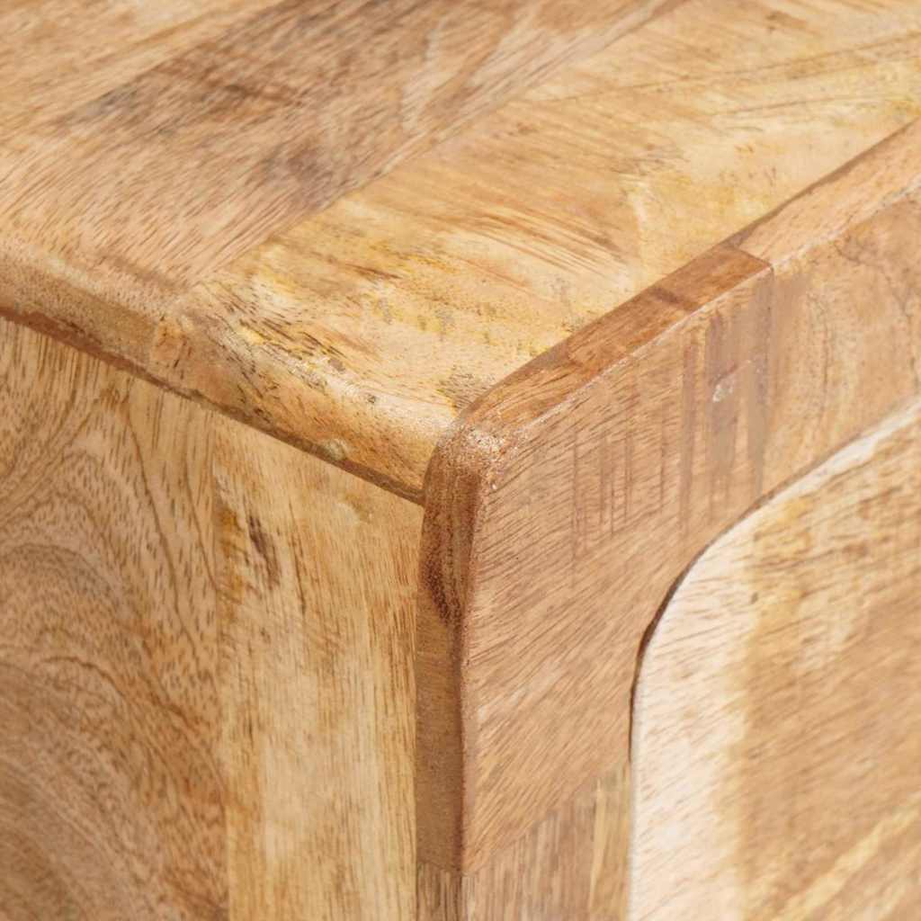 Beistelltisch Braun 40 x 32 x 46 cm Massivholz Mango