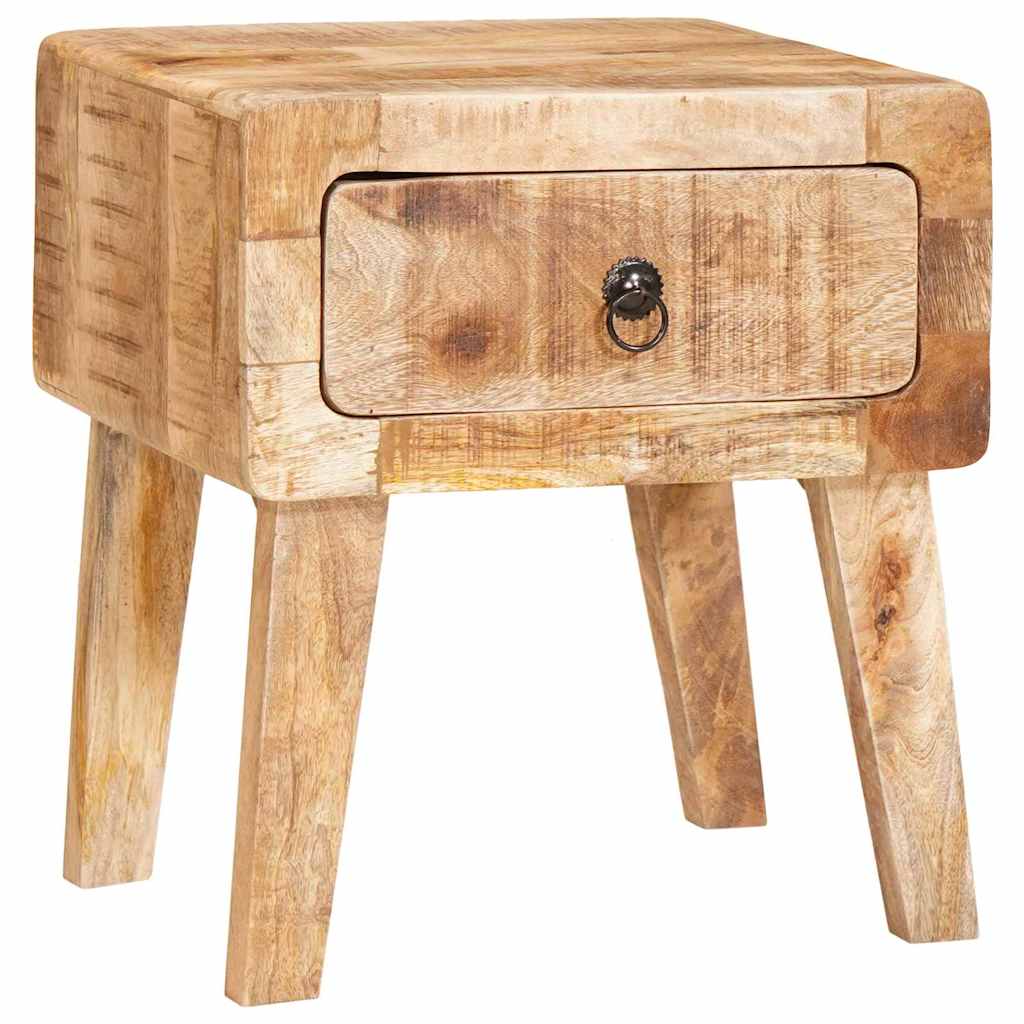 Beistelltisch Braun 40 x 32 x 46 cm Massivholz Mango
