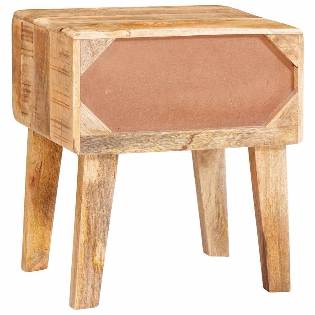 Beistelltisch Braun 40 x 32 x 46 cm Massivholz Mango