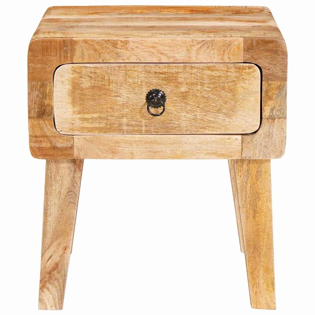 Beistelltisch Braun 40 x 32 x 46 cm Massivholz Mango