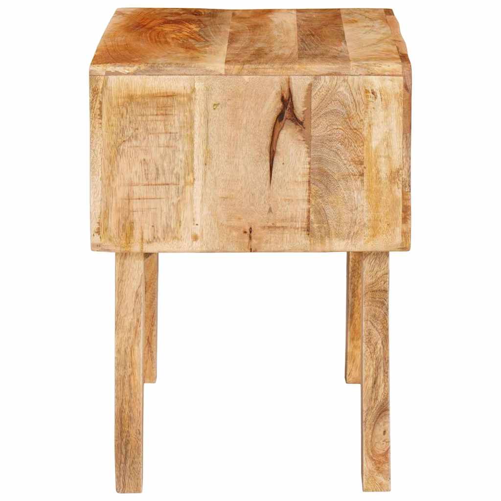 Beistelltisch Braun 40 x 32 x 46 cm Massivholz Mango