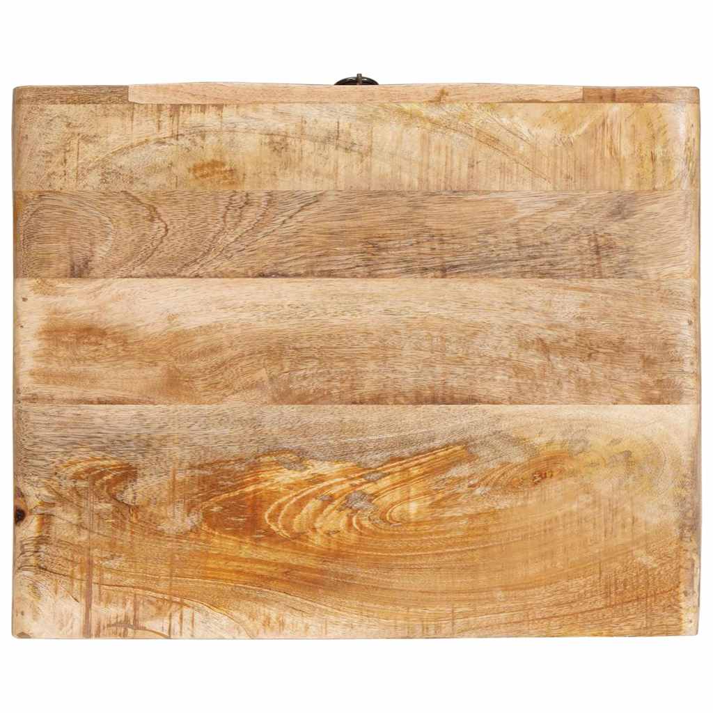 Beistelltisch Braun 40 x 32 x 46 cm Massivholz Mango