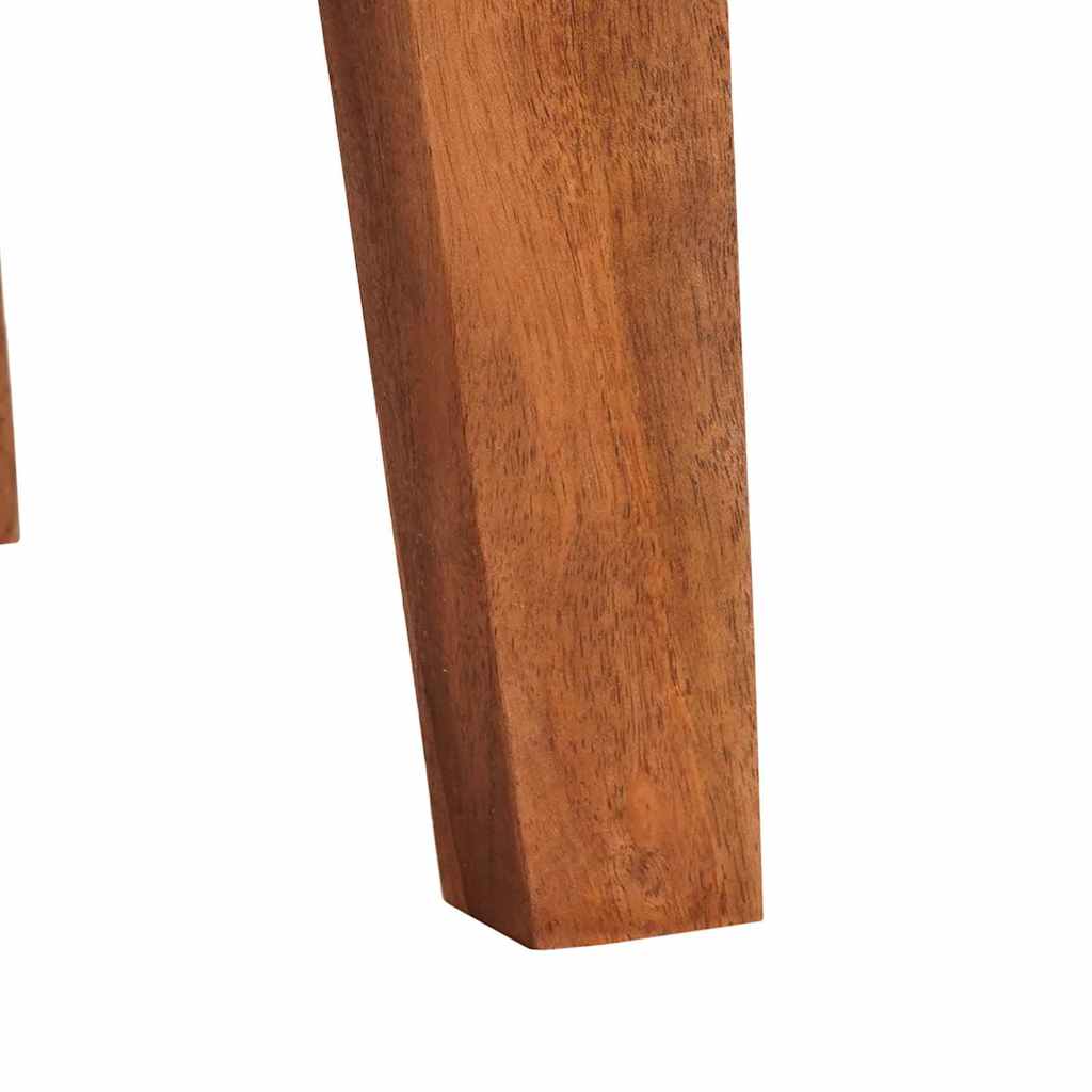 Beistelltisch Braun 40 x 32 x 46 cm Massives upgecyceltes Holz