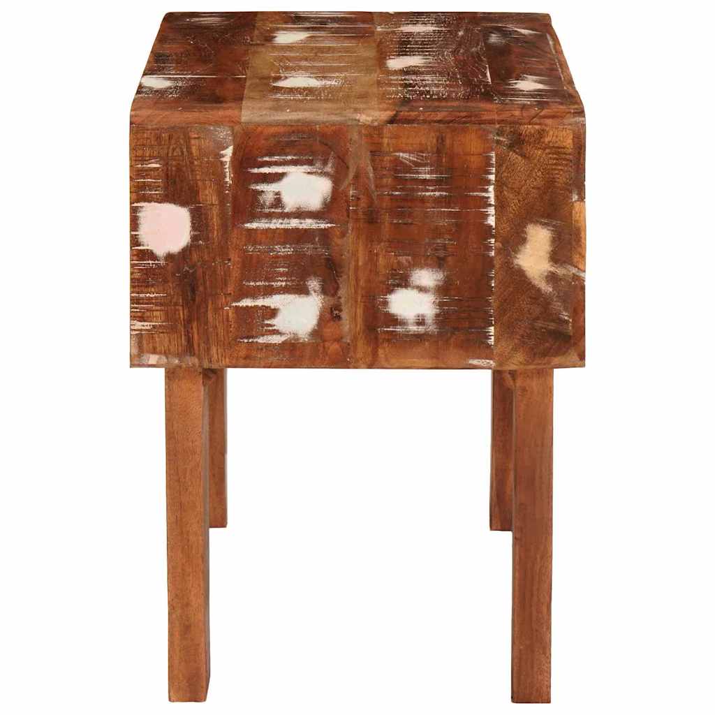Beistelltisch Braun 40 x 32 x 46 cm Massives upgecyceltes Holz
