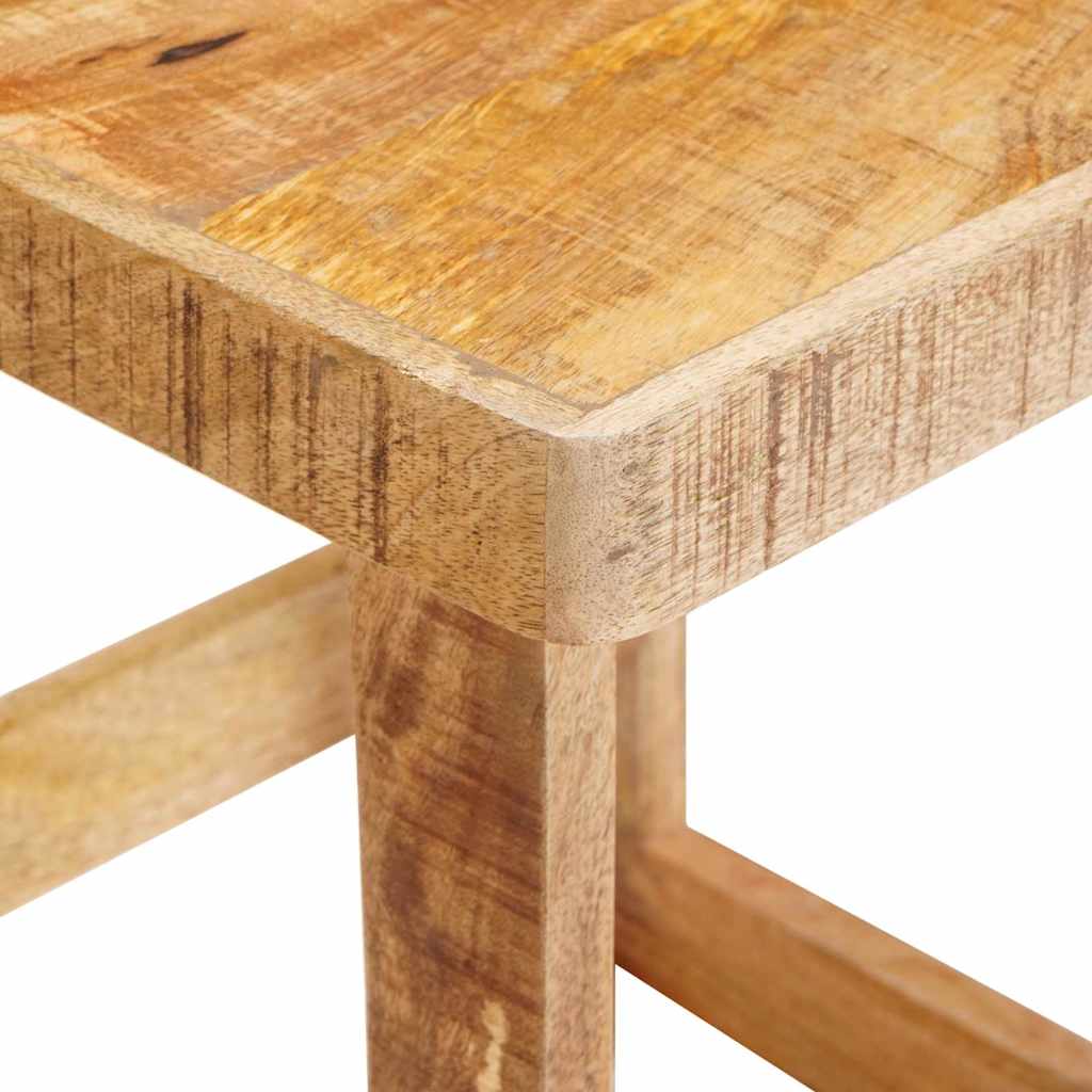 Satztische 2 pcs Braun 46 x 46 x 45 cm Massivholz Mango