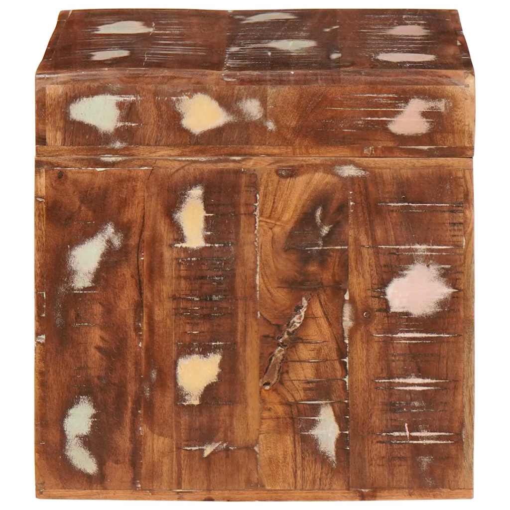 Nestingtisch 3 pcs Braun Massives upgecyceltes Holz