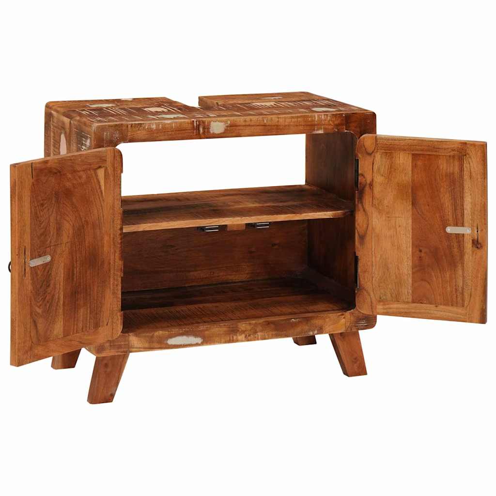 Badezimmerschrank Massives Reclaimed Holz und Ingenieurholz