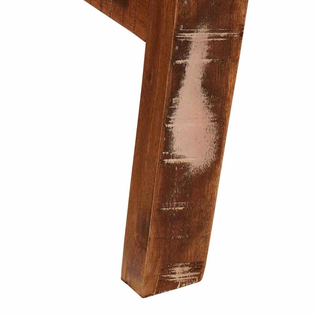 Schminktisch Braun 90 x 76 x 45 cm Massives upgecyceltes Holz