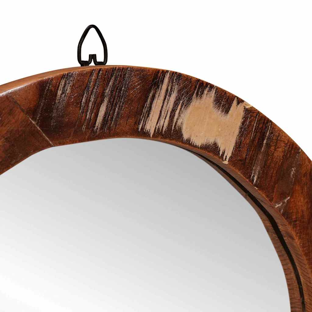 Schminktisch Braun 90 x 76 x 45 cm Massives upgecyceltes Holz