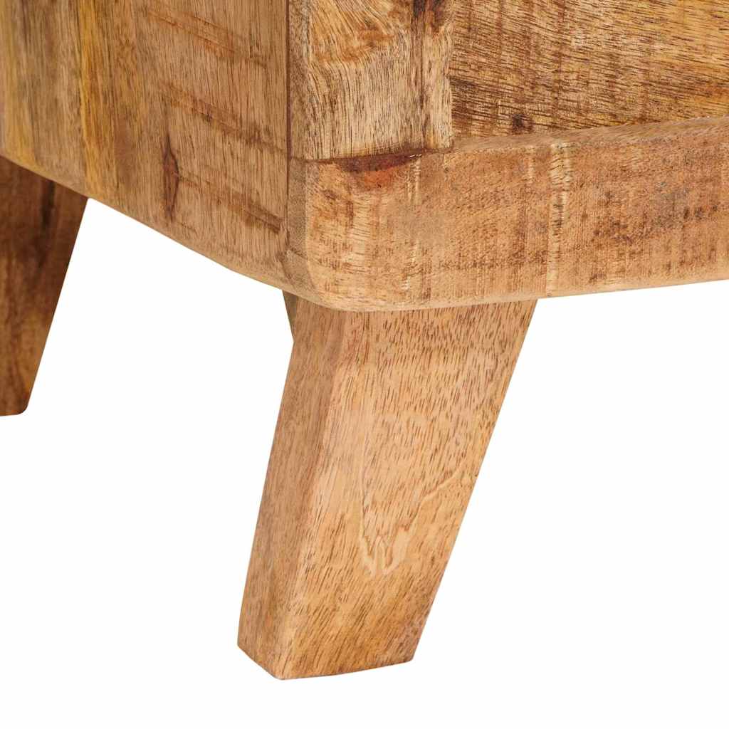 Aufbewahrungsbox mit Speicher 70 x 35 x 40 cm Massivholz Mango