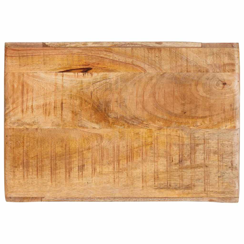 Weinregal mit Speicher Braun 44 x 30 x 35 cm Massivholz Mango