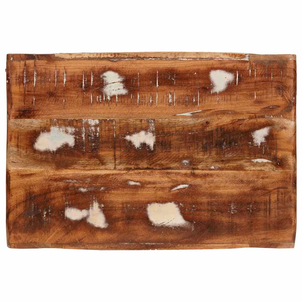 Weinregal Braun 44 x 30 x 35 cm Massives upgecyceltes Holz