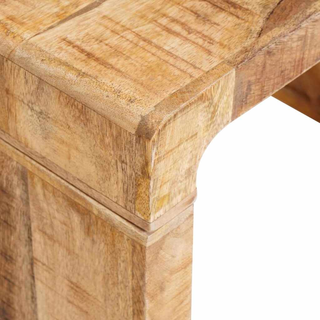 Beistelltisch Braun 60 x 35 x 46 cm Massivholz Mango